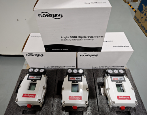 Flowserve 3800 เครื่องวางตําแหน่งวาล์วควบคุมแบบปนูเมติก IP66 5-100 Psi