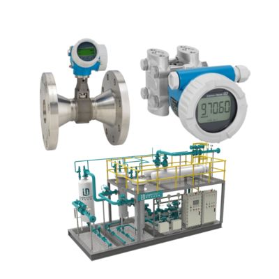 กลมควบคุมการไหลของ Endress+Hauser Proline Prowirl R 200 วอร์เท็กซ์ฟล็อกเมตรและ Deltabar PMD55B เครื่องส่งแรงดัน