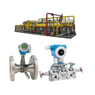 ชุดควบคุมแรงดัน/การไหล พร้อมมาตรวัดการไหล Endress+Hauser Proline Prowirl R 200 และเครื่องส่งสัญญาณความดันแตกต่าง Deltabar PMD50