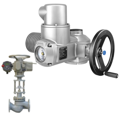 วาล์วบอลแบบมีมอเตอร์พร้อมกระปุกเกียร์แบบหมุนบางส่วน AUMA GS และแอคชูเอเตอร์ไฟฟ้าอเนกประสงค์แบบโมดูลาร์ SA แบบหลายรอบ
