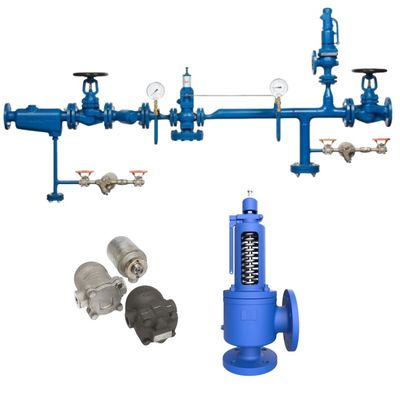 ASMEl และ VIII วาล์วนิรภัยที่ปรับแต่งได้เพื่อรองรับการใช้งานที่อุณหภูมิสูง Spiraxsarco Safety Valve SV607/SV604