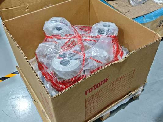 โรตอร์คเหล็กไร้ขัดเหล็ก วาล์วไฟฟ้าที่ทํางาน วาล์วลูกกลองอัตราการทํางานไฟฟ้า