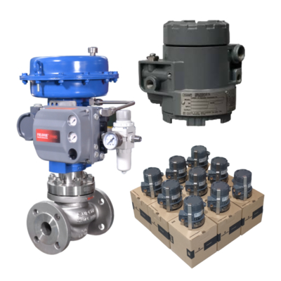 Control Valve with Fisher 846 I/P Converter & TopWorx GO Switch Model 73 / Model 81 Limit Switch And Fisher DVC6200 Valve Positioner for High-Precision Control in Harsh Environments