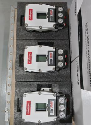 วาล์วควบคุมลูกบอลสัญชาติจีนพร้อมตำแหน่งวาล์ว Flowserve Logix 3800 3400MD 3200MD 520MD 510SI 420 Asco 342A ตัวกรองเรกูเลเตอร์