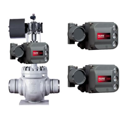 ตัวควบคุมวาล์วแบบนิวเมติก Fisher DVC6200, ตัวระบุตำแหน่งวาล์วอัจฉริยะ และโซลินอยด์วาล์ว Buerkert Type 5404