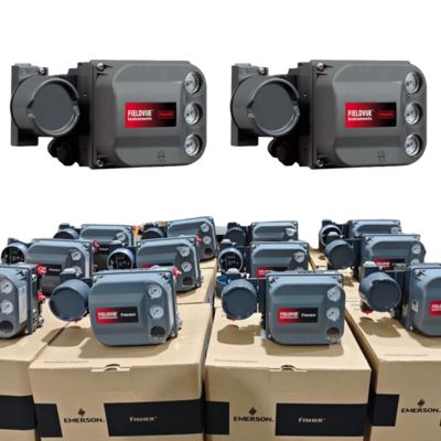 ตัวควบคุมวาล์วแบบนิวเมติก Fisher DVC6200, ตัวระบุตำแหน่งวาล์วอัจฉริยะ และโซลินอยด์วาล์ว Buerkert Type 5404