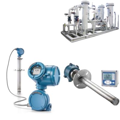 เครื่องวิเคราะห์ออกซิเจนแบบติดตั้งในสถานที่ Emerson Rosemount CX1100 CX2100 โซลูชันการวัดออกซิเจนในก๊าซไอเสีย