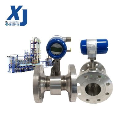 เครื่องวัดอัตราการไหลแบบวอร์เท็กซ์สแตนเลสสตีล Krohne OPTISWIRL 4070C สำหรับก๊าซและไอน้ำในโรงงานเคมีและพลังงาน