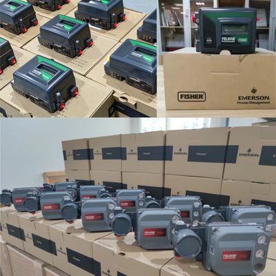 วาล์วควบคุมแบบปรับแต่งเองและ Fisher DVC2000 DVC6200 Smart Valve Positioner วาล์วลมพร้อมสัญญาณ 4-20mA HART