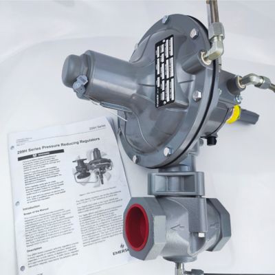 วาล์วควบคุมแรงดันสูง วาล์วระบายแรงดัน Fisher 299H 299HV 299HS 299HR 299HVR ตัวควบคุมลดแรงดัน