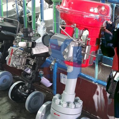 ตัวปรับตำแหน่งวาล์วแบบนิวเมติก วาล์วควบคุมที่ได้รับการรับรอง EAC อัตโนมัติ และตัวปรับตำแหน่งวาล์วอัจฉริยะ Emerson Fisher DVC6200