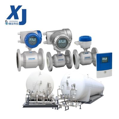 เครื่องวัดอัตราการไหลสำหรับบำบัดน้ำเสีย Krohne OPTIFLUX 2300 Electromagnetic Flowmeter โปรโตคอล HART สำหรับน้ำหล่อเย็น