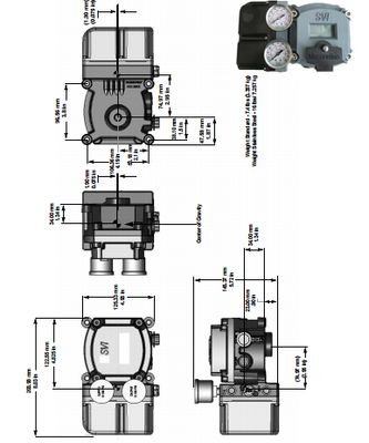 Masoneilan 78-4 78-40 80-40 ระบบควบคุมกรองอากาศ SVI2 วาล์วดิจิตอล Positioner วาล์วควบคุม BR200 BR400 Booster Relays