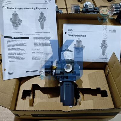 เครื่องตั้งตําแหน่งวาล์ว แหล่งส่งอากาศ Fisher เครื่องควบคุมอากาศปนูเมติกความดันต่ํา 67CFR 67DFR เครื่องควบคุมวาล์วกรอง