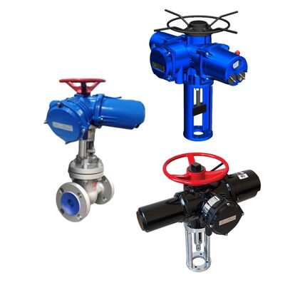 การควบคุมการเปิด/ปิดและการปรับปรุงที่แม่นยํา Peckwomy Electric Valve Actuator Ball Gate Globe Valve Actuator