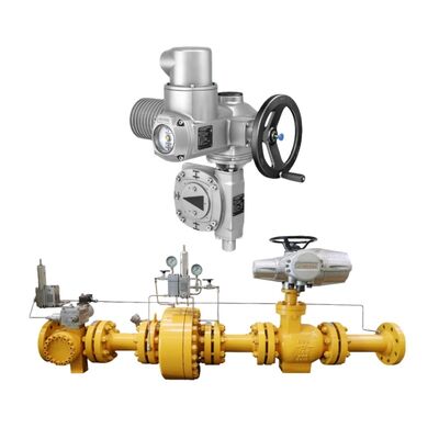 โมดูลหมุนส่วนและหมุนหลายครั้งแรงสูง AUMA SA Multi-Turn Electric Actuator GS Gearbox Industrial Valve Actuator