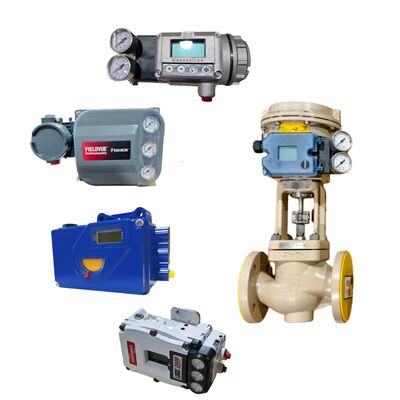 วาล์วควบคุมนิวเมติก พร้อม Fisher Masoneilan Samson Flowserve Neles Foxboro Valve Posiitoner Controller