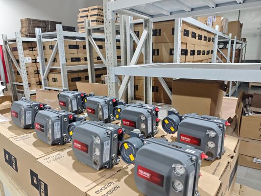 วาล์วควบคุมนิวเมติก พร้อม Fisher Masoneilan Samson Flowserve Neles Foxboro Valve Posiitoner Controller