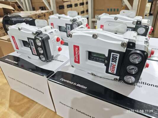 วาล์วควบคุมนิวเมติก พร้อม Fisher Masoneilan Samson Flowserve Neles Foxboro Valve Posiitoner Controller