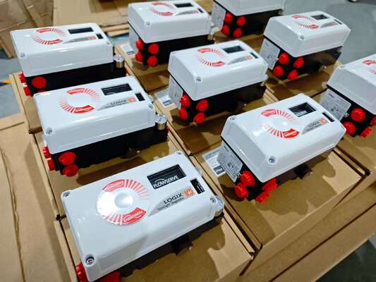 วาล์วควบคุม Flowserve Mark One ที่กำหนดเอง Logix 3800 3200 520 420 ตัวระบุตำแหน่งดิจิตอล ราคา
