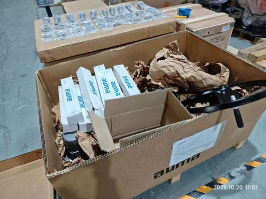 แอคชูเอเตอร์ไฟฟ้าแบบเส้นตรง AUMA สำหรับวาล์ว SA และ LE พร้อม AC AM Auma Controls สำหรับวาล์วควบคุมอุณหภูมิสูงของจีน