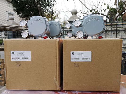 วาล์วควบคุมนิวแมติกส์จีนพร้อม SVI1000G SVI1000 PR G IM Masoneilan Valve Positioner SVY และ Asco Regulator สำหรับ LPG