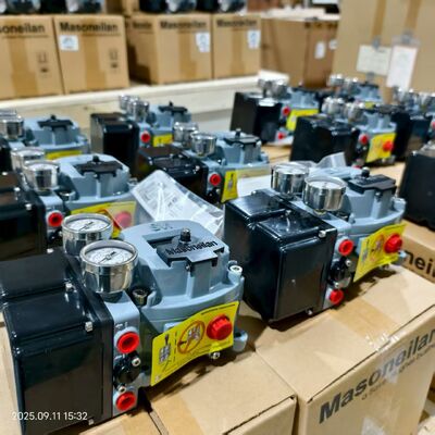 เครื่องแปลง I/P Rotork Fairchild T7800 + Masoneilan SVI2 AP/SVI2 ซีรีส์ SVI2AP-22123111 เครื่องตั้งระดับวาล์วที่ทํางานได้สองครั้ง