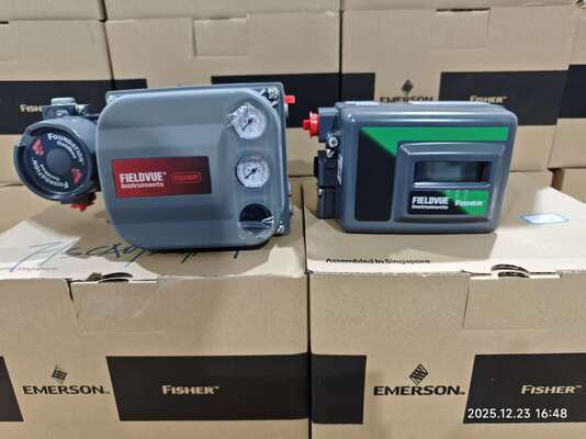 อุตสาหกรรมน้ำมันและก๊าซ Samson นิวเมติกวาล์วควบคุมและ Positioner Fish-er DVC2000 DVC6200 3661 และ Trip Valve 377