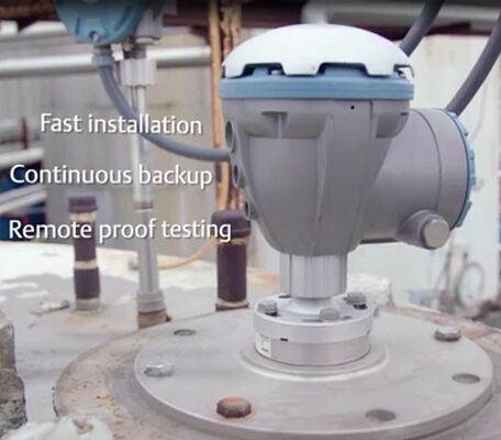 Flanged Connection Rosemount 3408 Level Transmitter Non-Contacting Radar Used in Storage Tank and Spiraxsarco Control Valve for Pipe