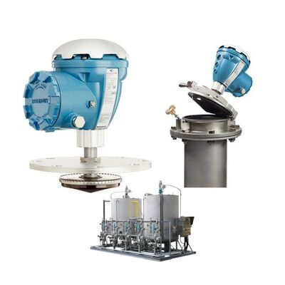 Flanged Connection Rosemount 3408 Level Transmitter Non-Contacting Radar Used in Storage Tank and Spiraxsarco Control Valve for Pipe