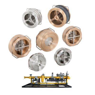 หลอดไฟเคมี วาล์วตรวจสอบสแตนเลส มีใบรับรอง CE วาล์ว OEM VYC ไขมันและก๊าซ ดิสก์ พิสตัน วาล์วตรวจสอบความดันสูง