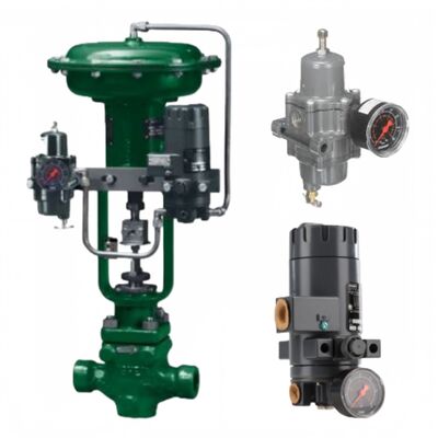 ความละเอียดสูง Fisher 864 646 Electro Pneumatic Transducer 2625 Volume Booster ราคาอัตโนมัติกระบวนการ