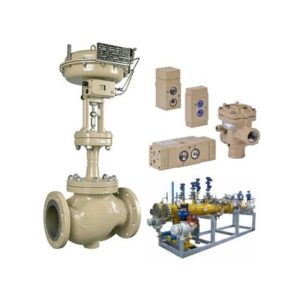 Industrial Process Low Pressure Globe Valve 3241 SAMSON 3756 High Flow Pneumatic Volume Booster Valve