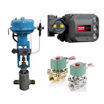 ASCO Solenoid Spool Valves และ Emerson Fisher DVC6200 ซีรีส Smart Digital Valve Positioner Controller