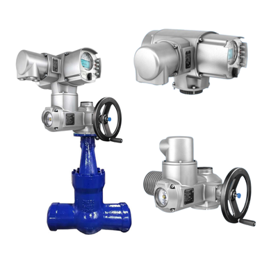Chinese Globe Valve Body AUMA SA Multi-turn Electric Control Valve Actuators with AC Control Unit