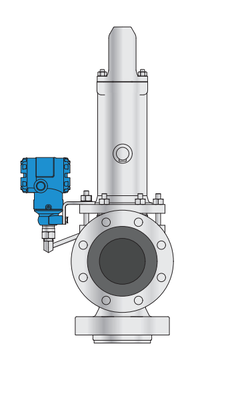 New and High Quality Robust and Proven Technology J-Series Crosby Pressure Relief Valve and Rosemount Transmitter for Air, Water and Steam