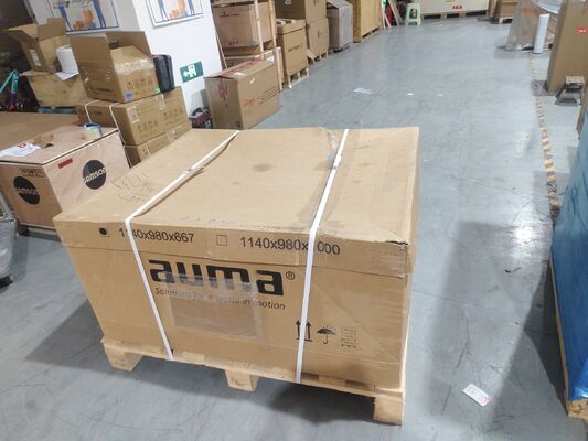 New SA Actuator Torque range 10 Nm to 32 000 Nm Electric Valve Actuator AUMA SA16.2-F16 Multi Turn Actuator and Keystone Butterfly Valve