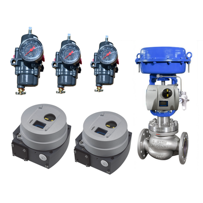 Equipped with Fisher 67CFR Filter Regulator Me-tso Valmet Neles ND9000 Series Smart Valve Controller Positioner
