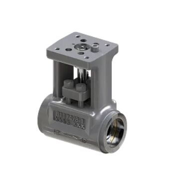 แอคทูเอเตอร์แบบสก๊อตต์โย๊คสำหรับงานหนักแบบนิวแมติก Flowserve Limitorque LPS แบบทำงานทางเดียว/สองทาง แรงบิดสูง สำหรับอุตสาหกรรมน้ำมันและก๊าซ