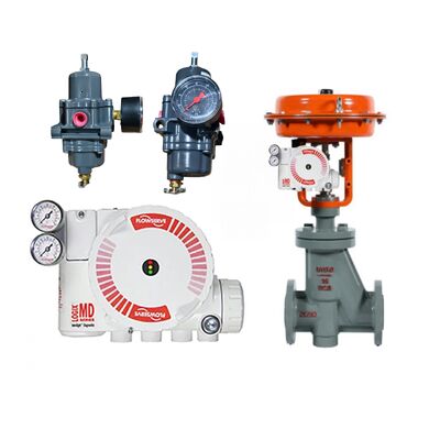 Fisher 67CFR เครื่องควบคุมกรอง Flowserve Logix 3410MD-28-D6-M-04-50-0G-00 เครื่องตั้งตําแหน่งควบคุมวาล์วดิจิตอล