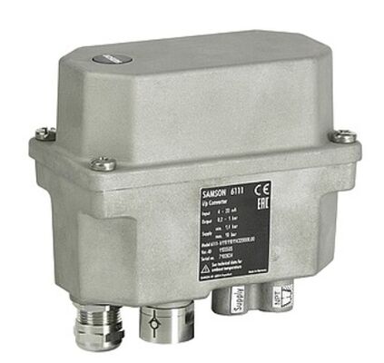 SAMSON IP Converter 6111 6116 6126 สำหรับอุตสาหกรรมกลั่นโลหะ กระดาษ และบำบัดน้ำ