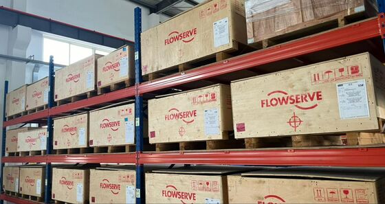 ตัวควบคุมวาล์ว Flowserve Logix 3200 Series 3200MD-28-D6-E-04-40-0G-00 พร้อมตัวควบคุมลม Asco 342A SST