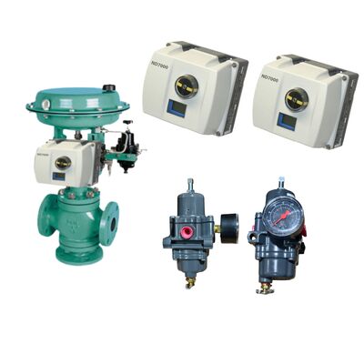 Neles ND7000 เครื่องควบคุมวาล์วดิจิตอล พร้อมการสื่อสาร HART ป้องกัน IP66 และเครื่องควบคุมกรอง Fisher 67CFR