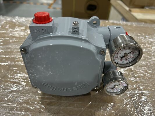 วาล์วควบคุมนิวแมติกส์จีนพร้อม SVI1000G SVI1000 PR G IM Masoneilan Valve Positioner SVY และ Asco Regulator สำหรับ LPG
