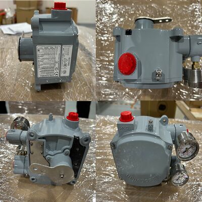 วาล์วควบคุมนิวแมติกส์จีนพร้อม SVI1000G SVI1000 PR G IM Masoneilan Valve Positioner SVY และ Asco Regulator สำหรับ LPG