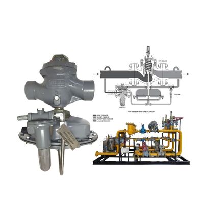 Fisher 1098-EGR ตัวควบคุมแรงดันแก๊สแบบ Pilot-operated ประสิทธิภาพสูง แรงดันขาเข้าสูงสุด 1500 psig