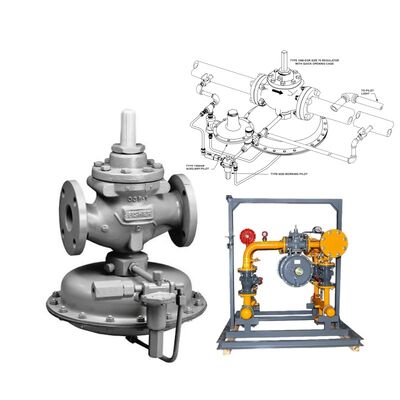 Fisher 1098-EGR ตัวควบคุมแรงดันแก๊สแบบ Pilot-operated ประสิทธิภาพสูง แรงดันขาเข้าสูงสุด 1500 psig