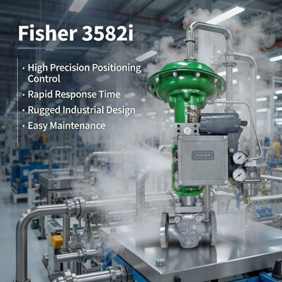 เครื่องตั้งตําแหน่งวาล์วไฟฟ้าปนิวเมติกประสิทธิภาพสูง Fisher 3582i สําหรับวาล์วควบคุมอุตสาหกรรม
