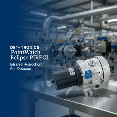 Det-Tronics PointWatch Eclipse PIRECL เครื่องตรวจจับก๊าซ IR เครื่องตรวจจับก๊าซไฮโดรคาร์บอน เครื่องตรวจจับก๊าซที่ติดตั้ง เครื่องตรวจจับก๊าซที่เผาไหม้