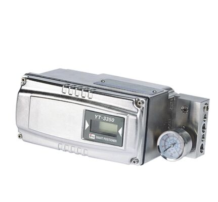 วาล์วควบคุมแบบปลอกซีลลูกฟูกซีรีส์ NEWAY CBC พร้อมอุปกรณ์กำหนดตำแหน่ง YTC 3350 สำหรับการใช้งานทางเคมี